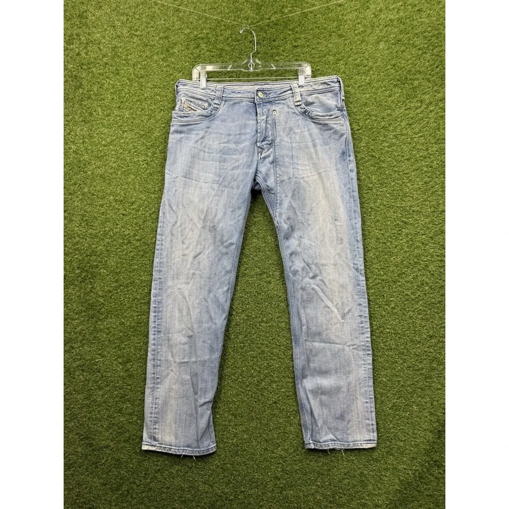 Diesel Industry Jeans Mens 38x32 Timmen Studded Baggy Bootcut Fit 88S Denim